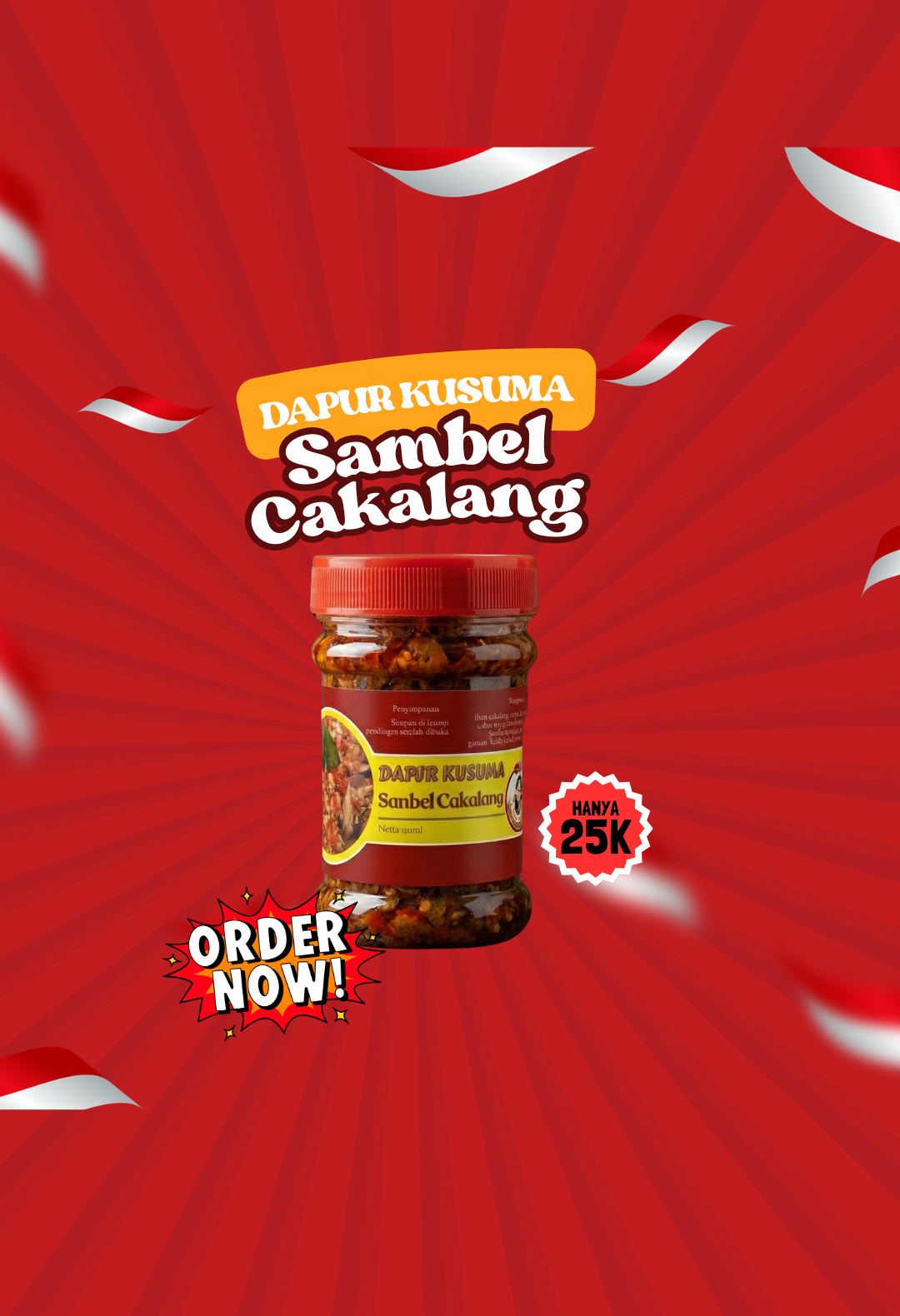 Sambal Cakalang - Suwiran Ikan  Gurih & Berlimpah